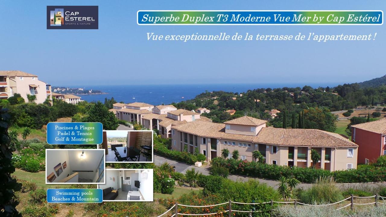 Appartements Modernes Vue Mer A Cap Esterel Saint-Raphaël Buitenkant foto